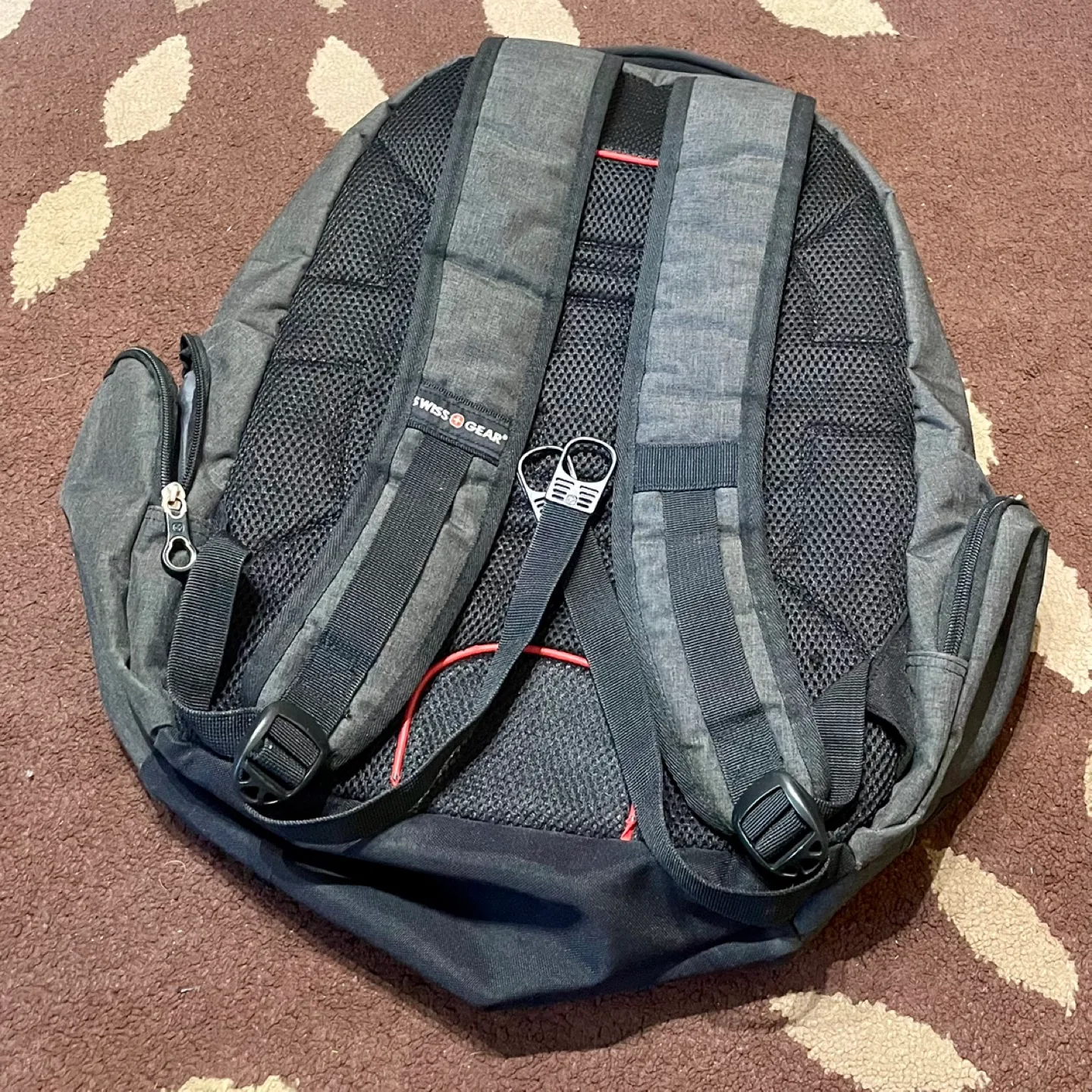 Swiss Gear Grey Backpack – Laptop Compartment, Organizer image indicator(9)