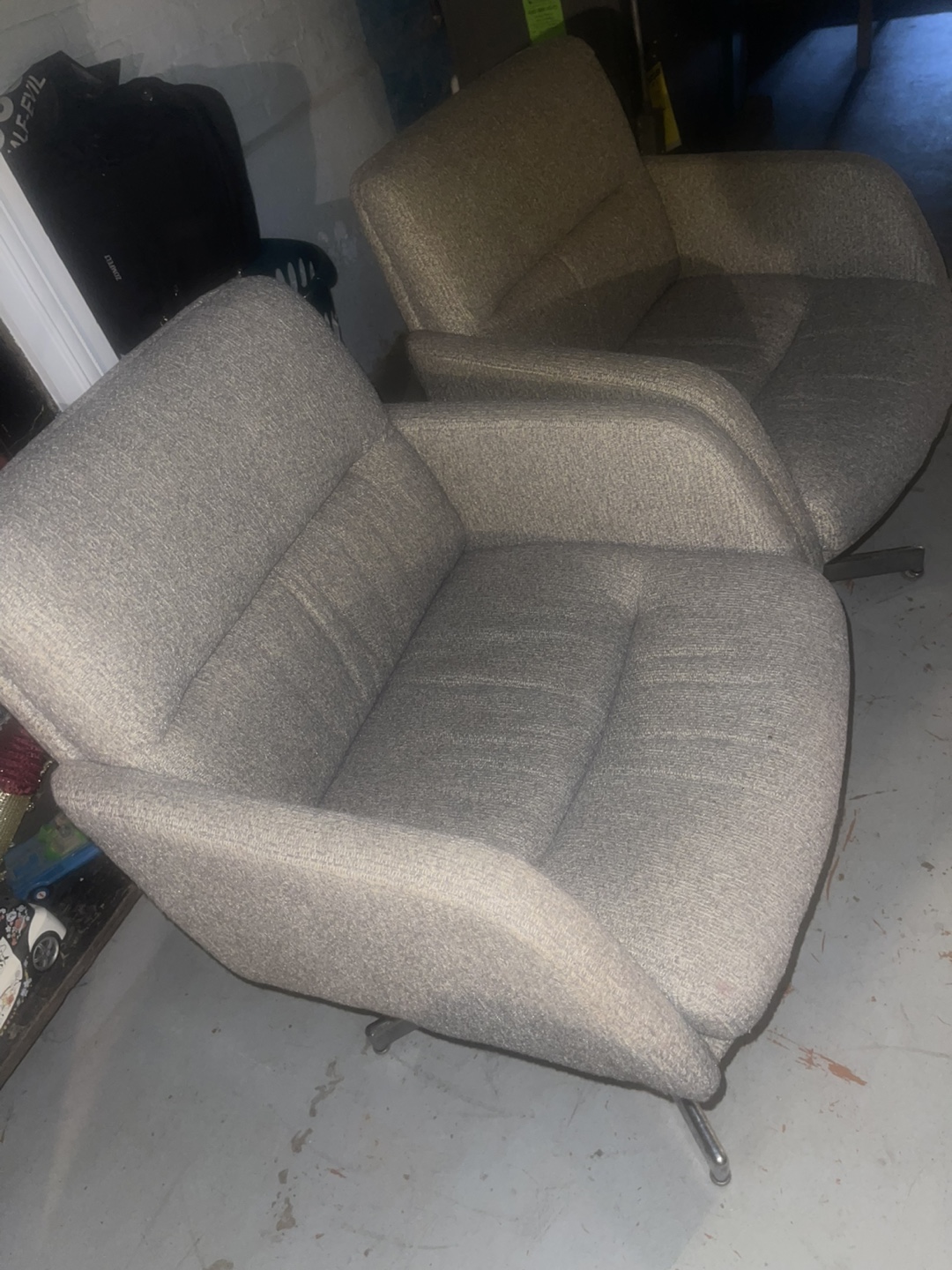 Swivel Armchair Set - Gray - photo 2