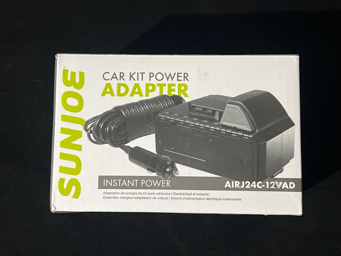 Snow Joe AIRJ24C-12VAD Car Kit Power Adapter - New 🇨🇦 thumbnail