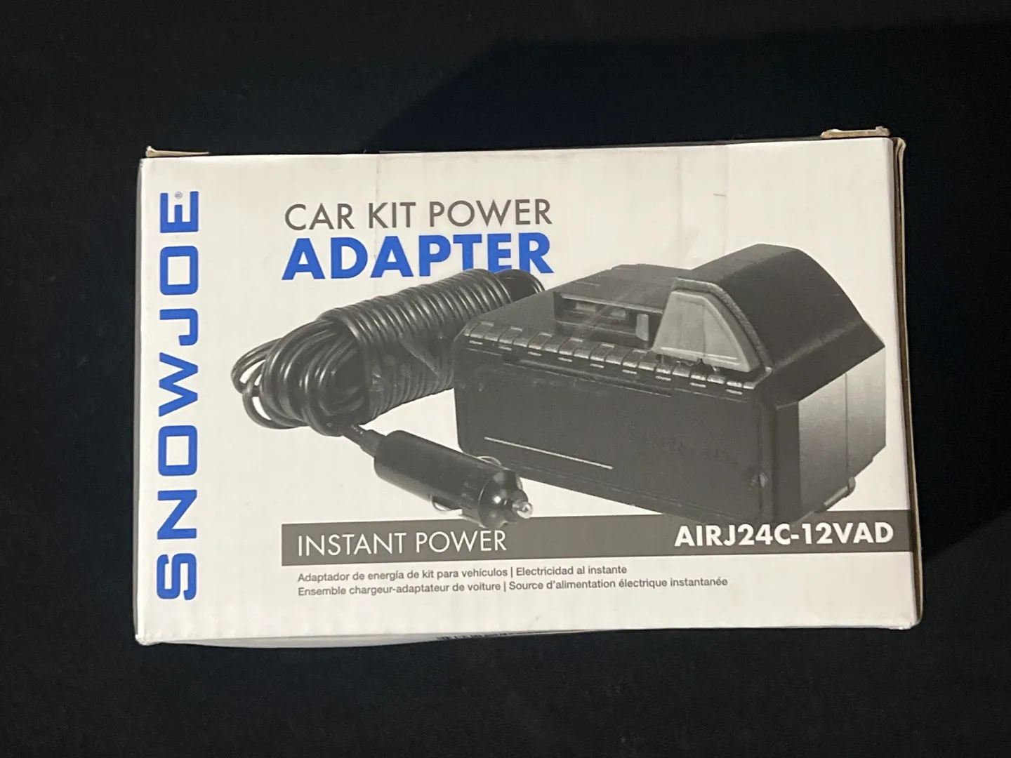 Snow Joe AIRJ24C-12VAD Car Kit Power Adapter - New 🇨🇦 image indicator(3)