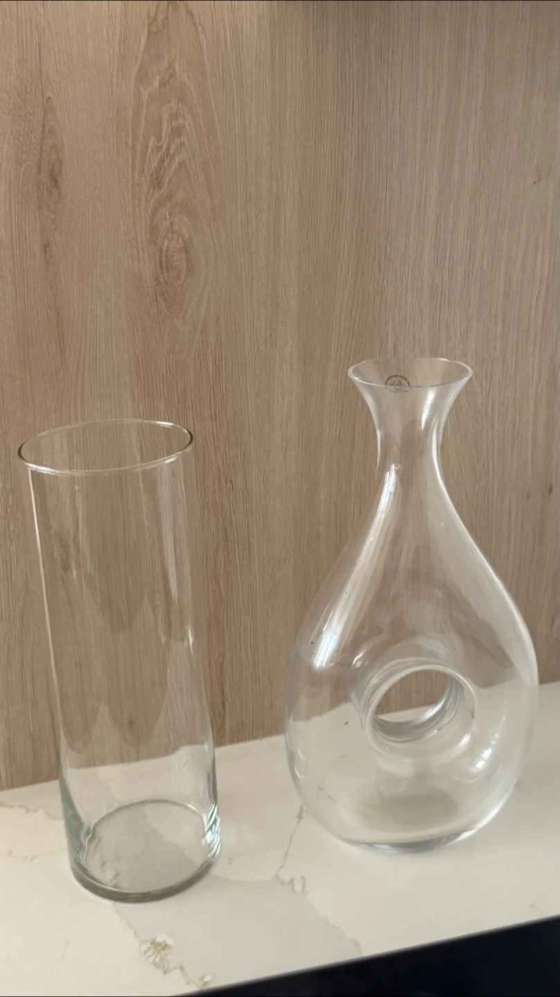 Holmegaard Vases - Clear Glass thumbnail