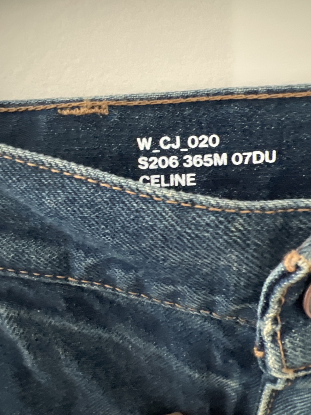 Celine Denim Mini Skirt, Size 28 - photo 2
