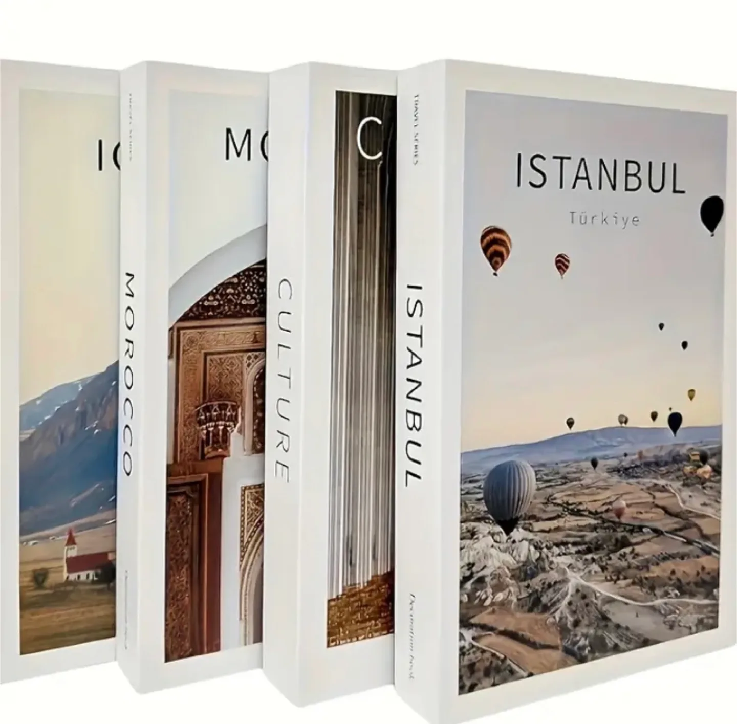Set of 4 Travel Series Decoration Books thumbnail