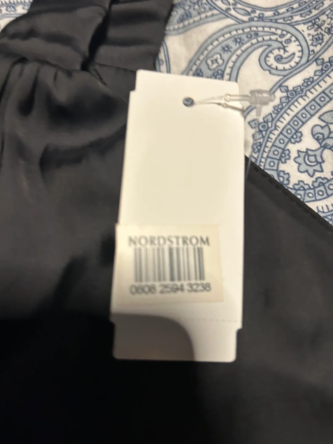 Smythe Black Elastic Strap Cami - Size L thumbnail
