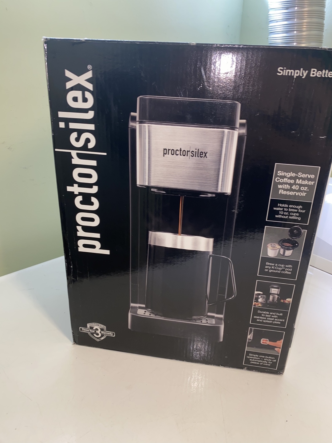 New Proctor Silex Single-Serve Coffee Maker - photo 2