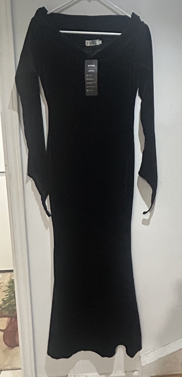 LVCBL Black Velvet Dress - Size S