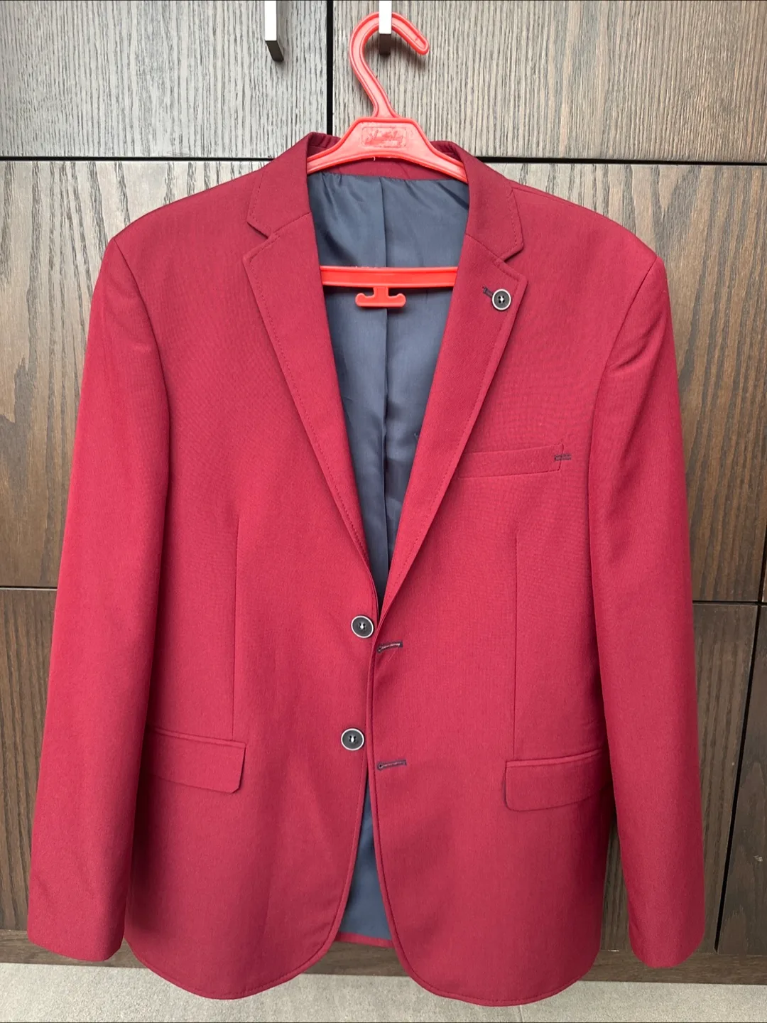 NT Classic Burgundy Blazer - Size 43🇨🇦 thumbnail