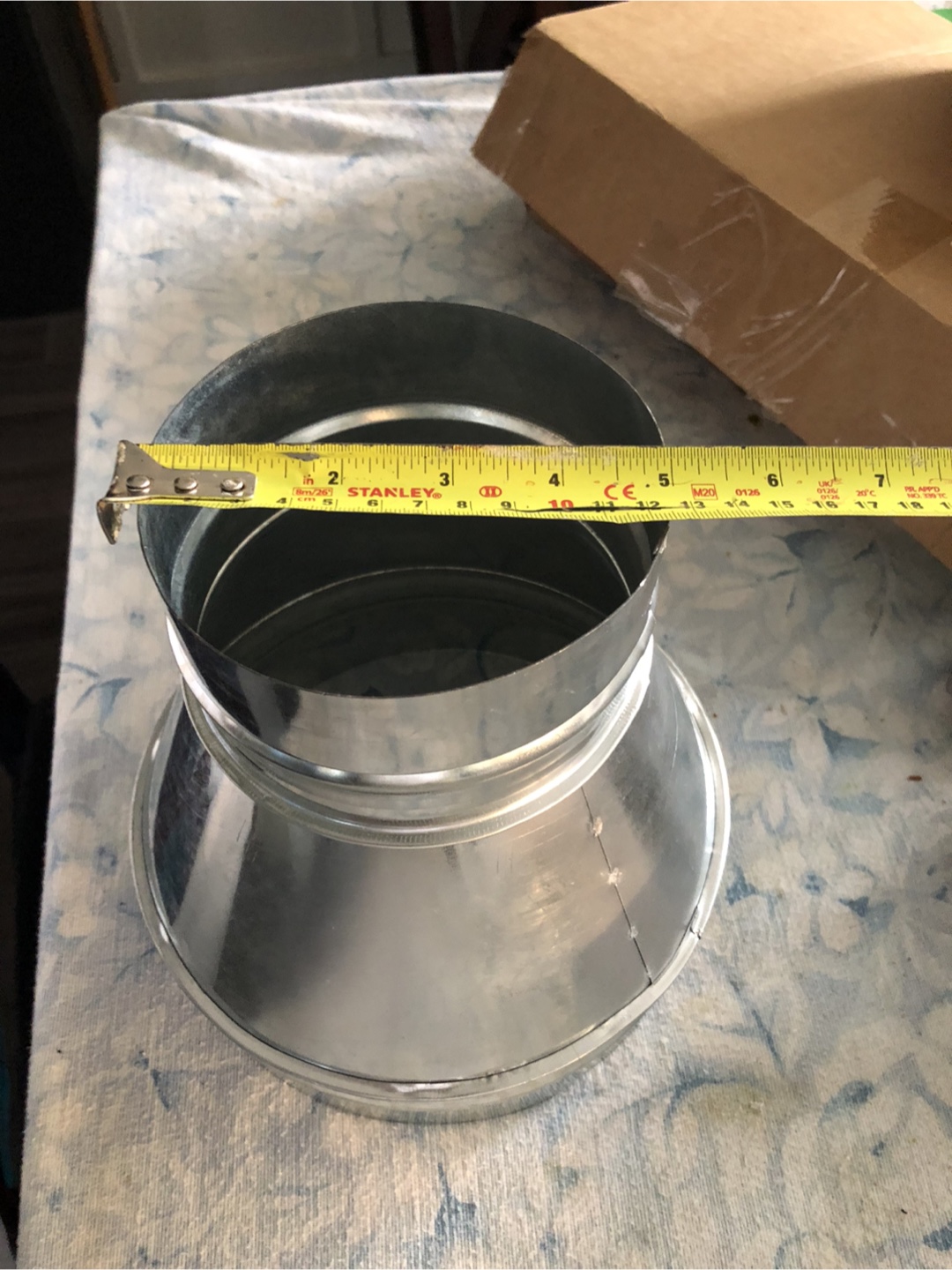 Galvanized Steel Reducer, 8” to 5” - photo 3