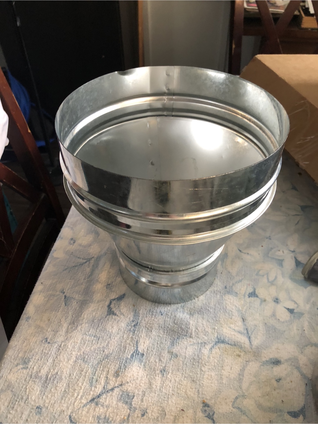 Galvanized Steel Reducer, 8” to 5”