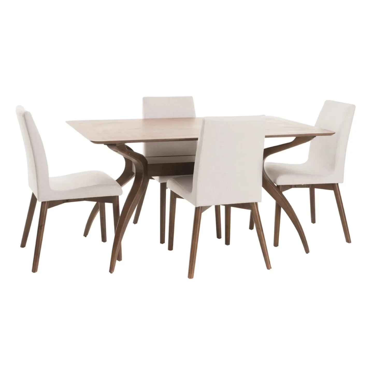 Mid-Century Modern 5 Piece Dining Set thumbnail