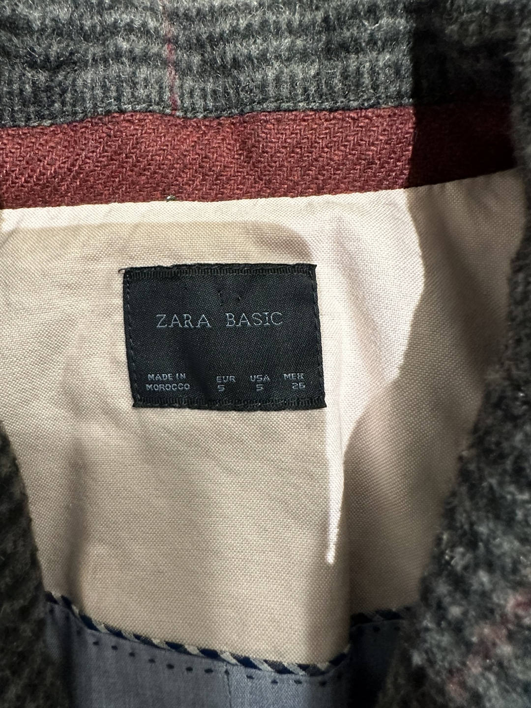 Zara Women’s Single Breasted Plaid Blazer - photo 4
