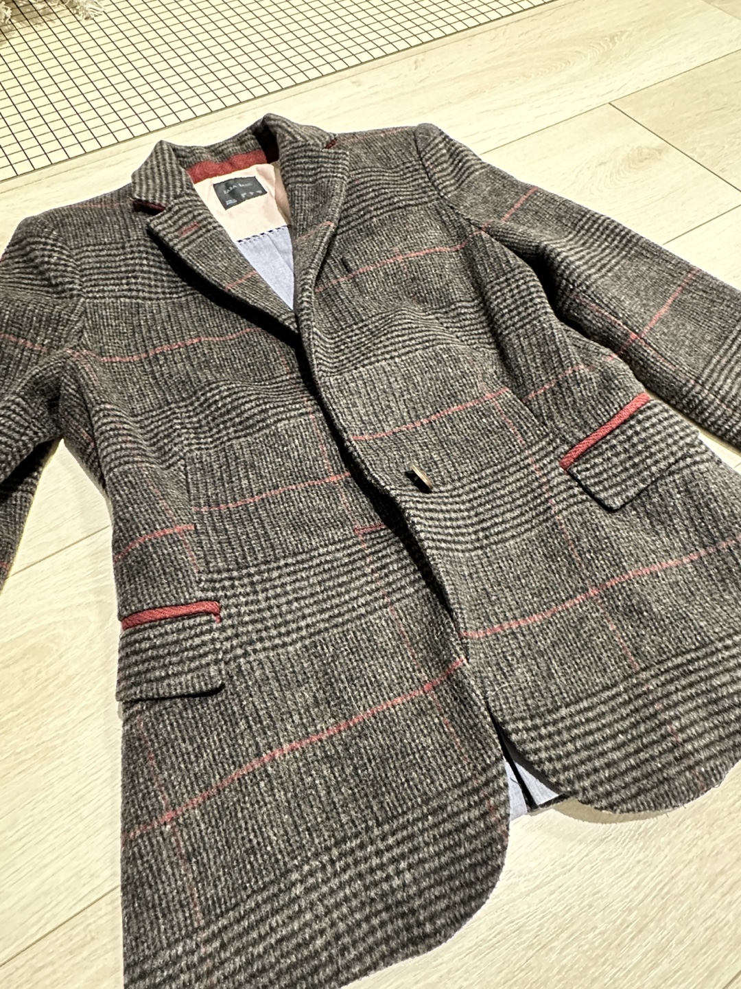 Zara Women’s Single Breasted Plaid Blazer - photo 3