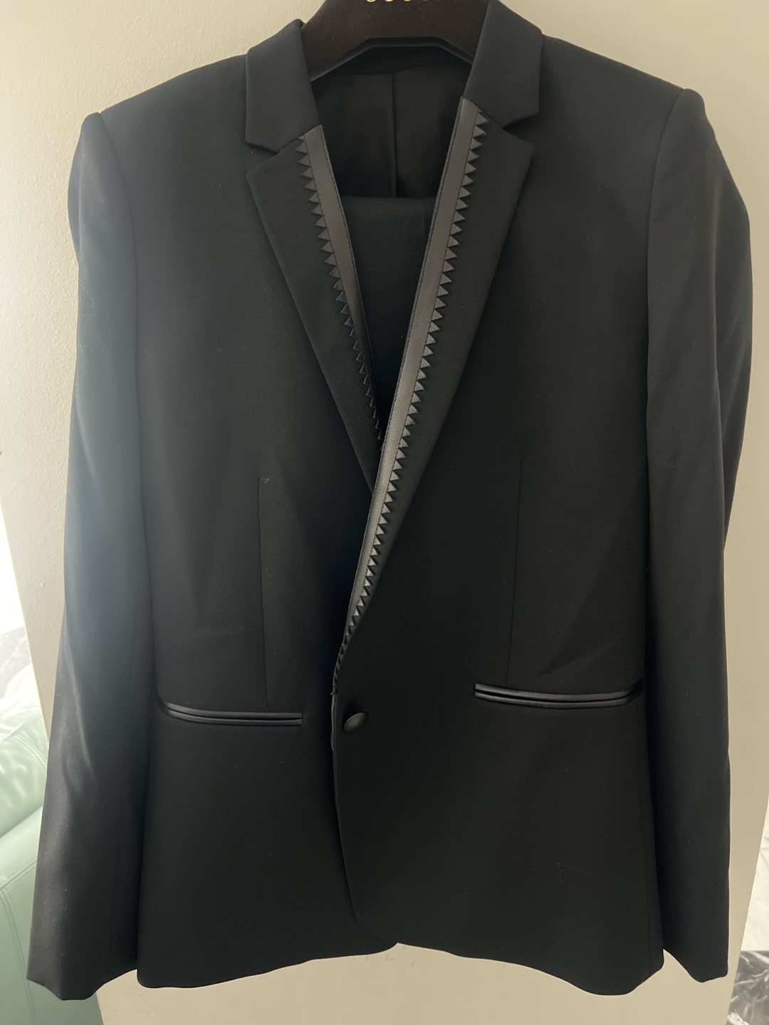 The Kooples Black Suit - Size 36