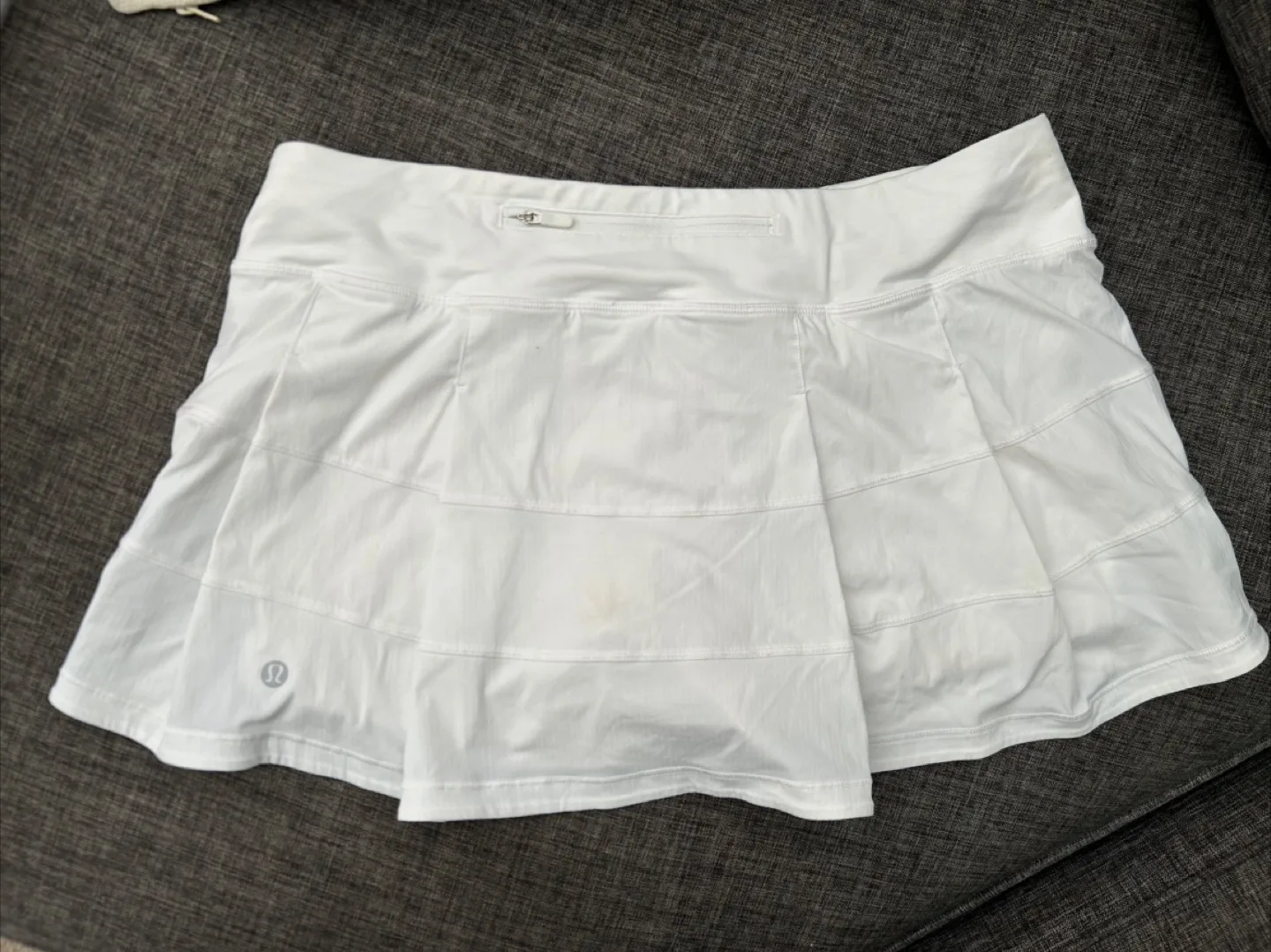 Lululemon White Tennis Skirt 10 Reg thumbnail