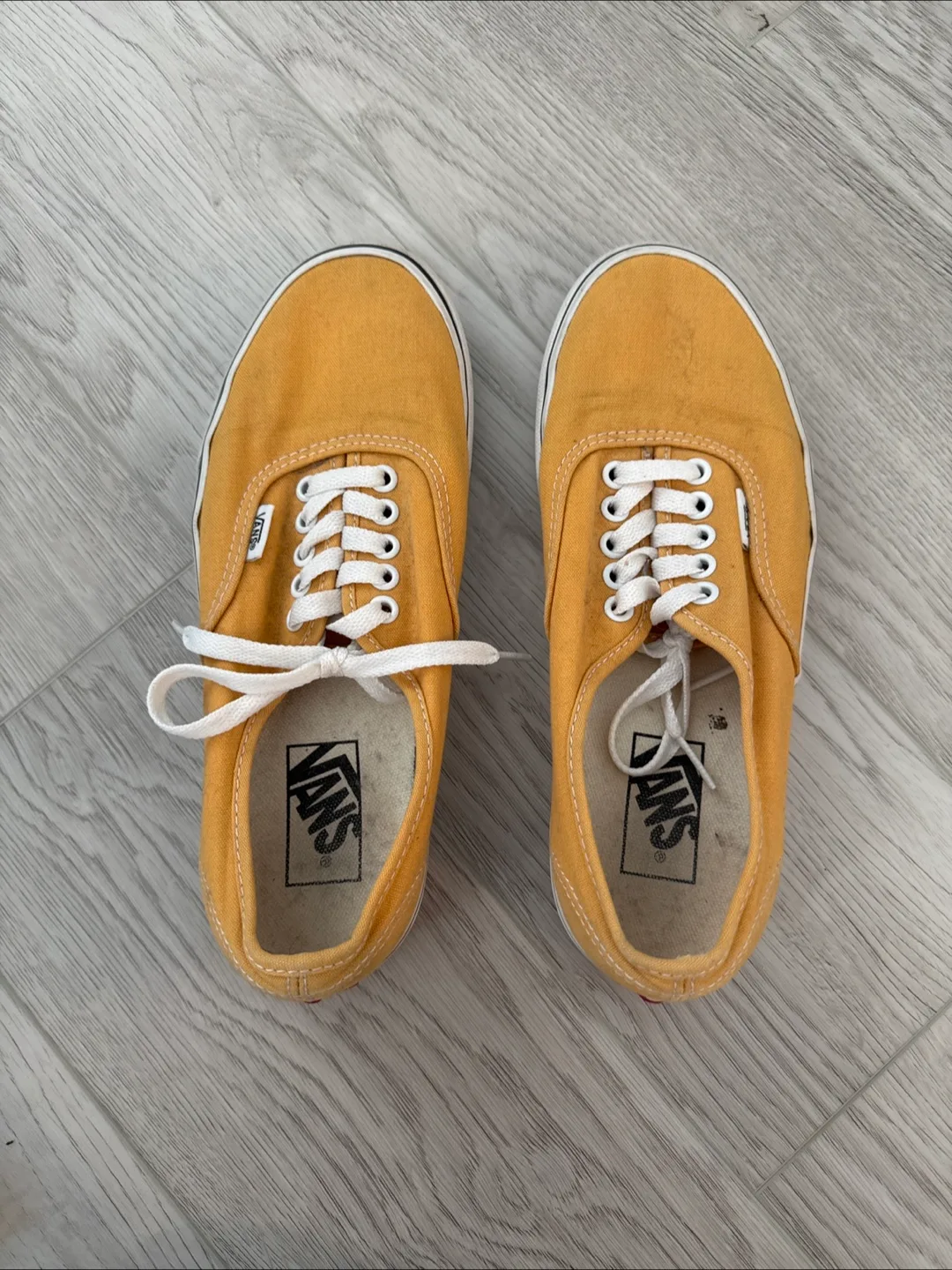 💛 Vans Authentic Mustard Yellow Sneakers thumbnail