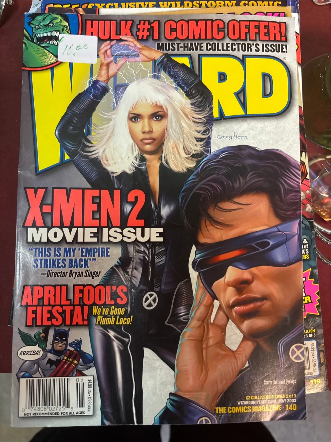 Wizard X-Men 2 Movie Issue Comic Magazine thumbnail