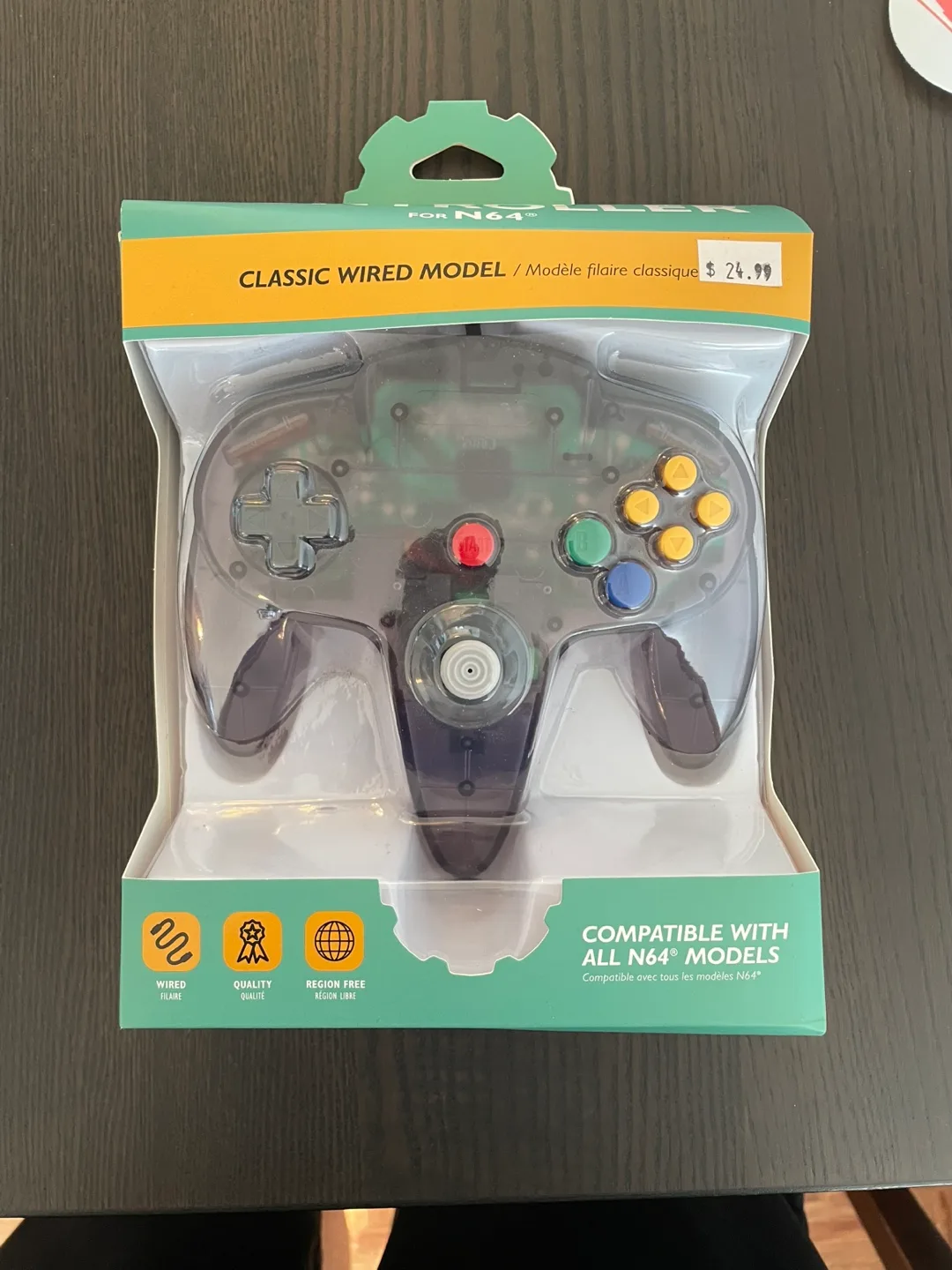 New Tomee N64 Classic Wired Controller thumbnail