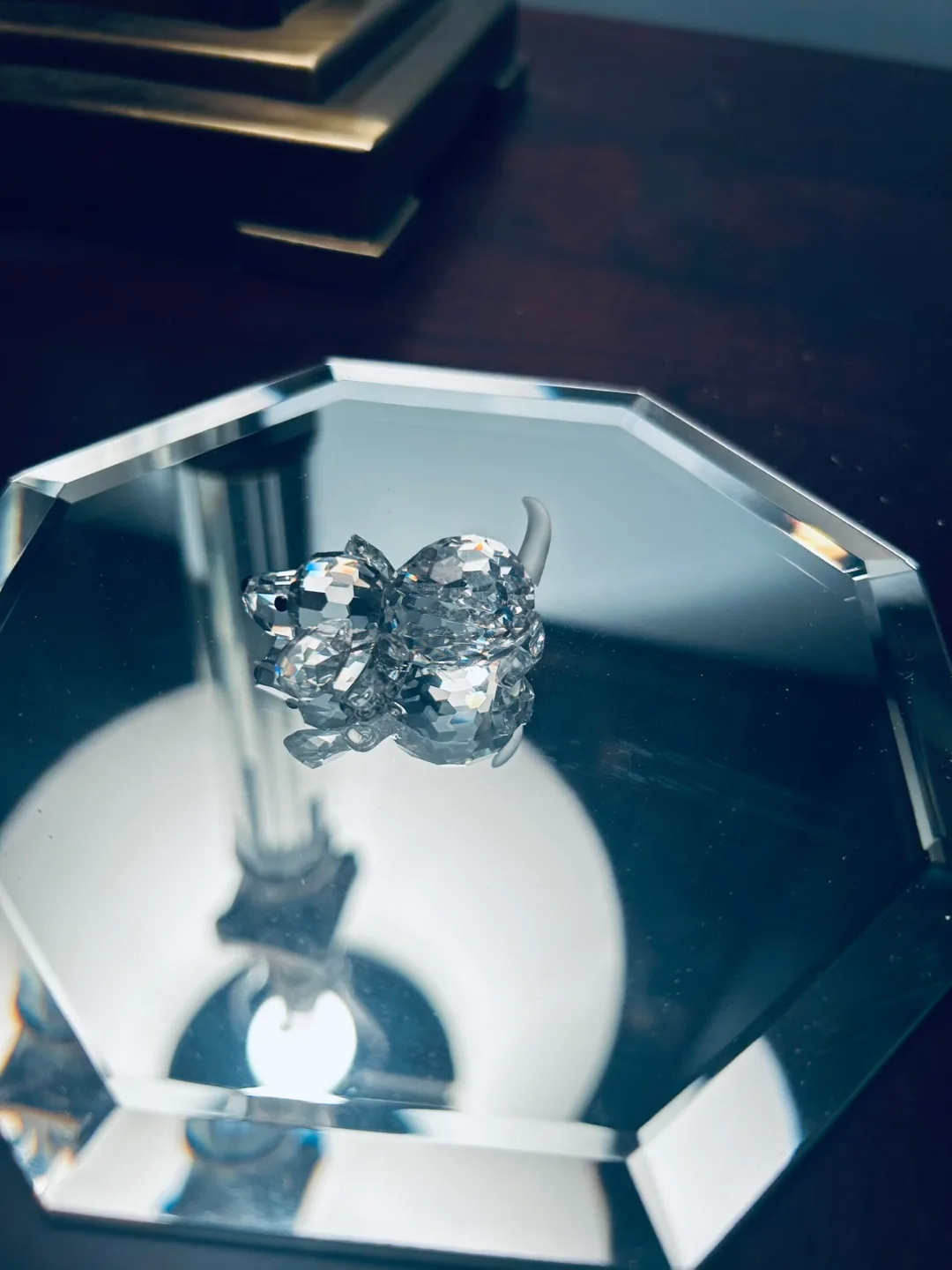 Swarovski Crystal Beagle Dog Playing Puppy Figurine image indicator(2)