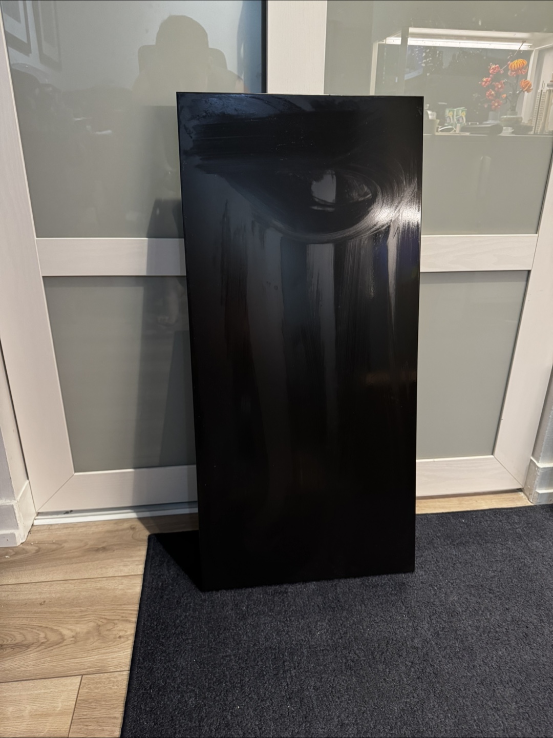 IKEA BOAXEL Anthracite Shelf 80x40cm