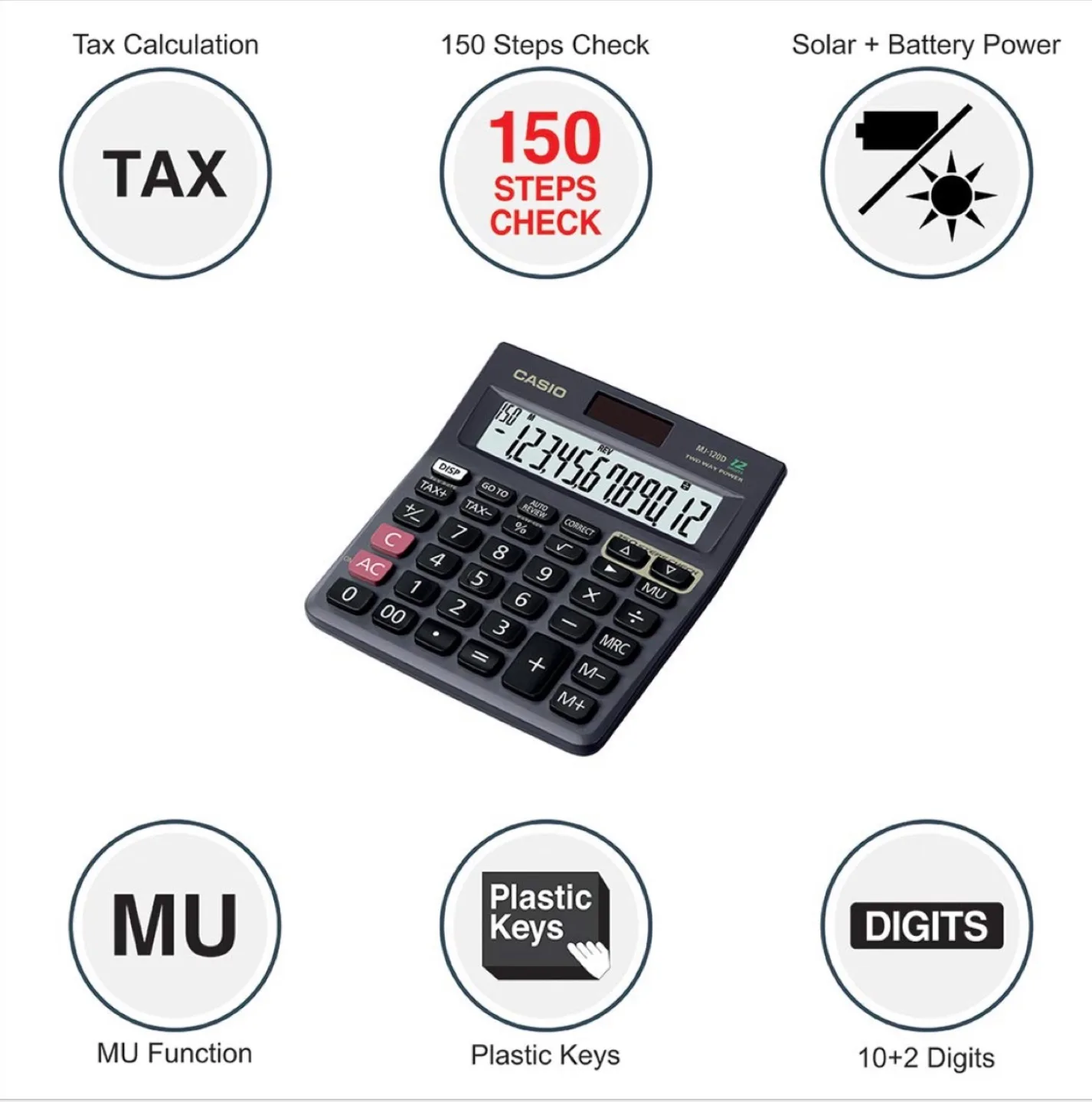 Brand NEW Casio Calculator (4.4 Stars on Amazon) image indicator(4)