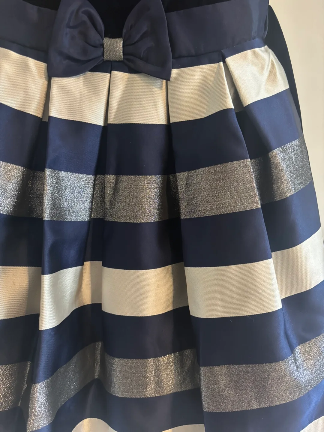 Girls' Dresses - Zunie, Blue/White, Ivory different sizes image indicator(2)