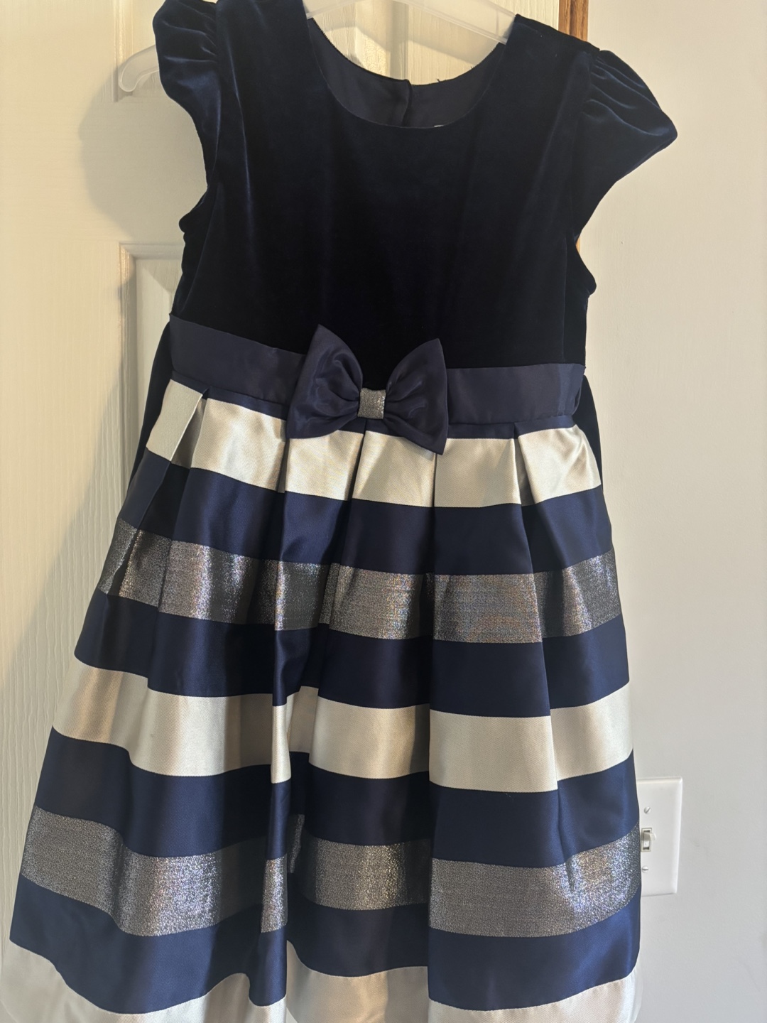 Girls' Dresses - Zunie, Blue/White, Ivory different sizes