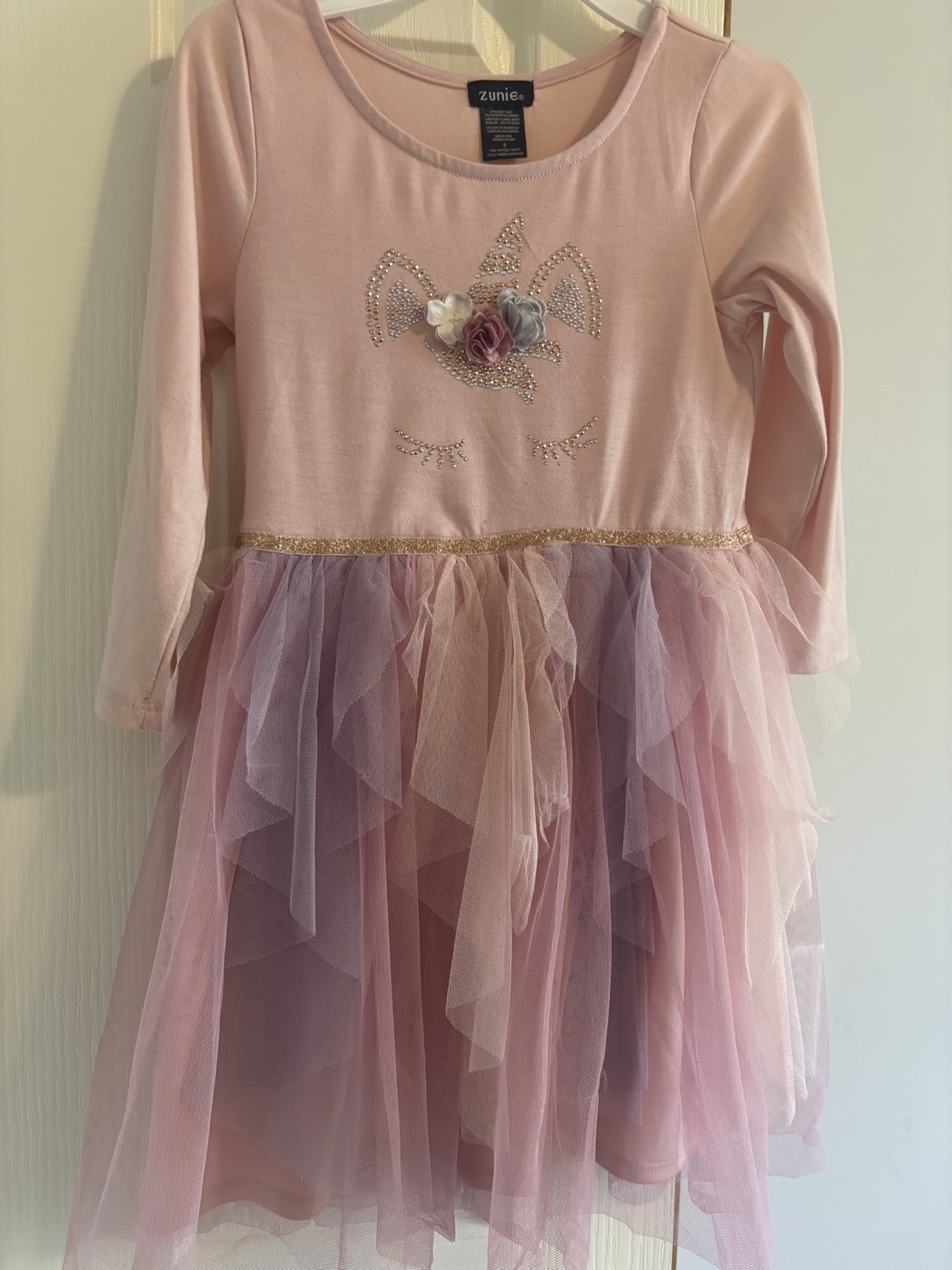 Girls' Dresses - Zunie, Blue/White, Ivory different sizes - photo 3