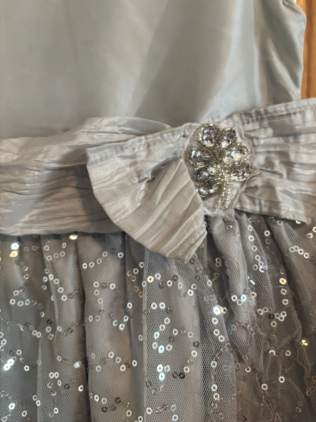 Girls' Dresses - Zunie, Blue/White, Ivory different sizes image indicator(10)