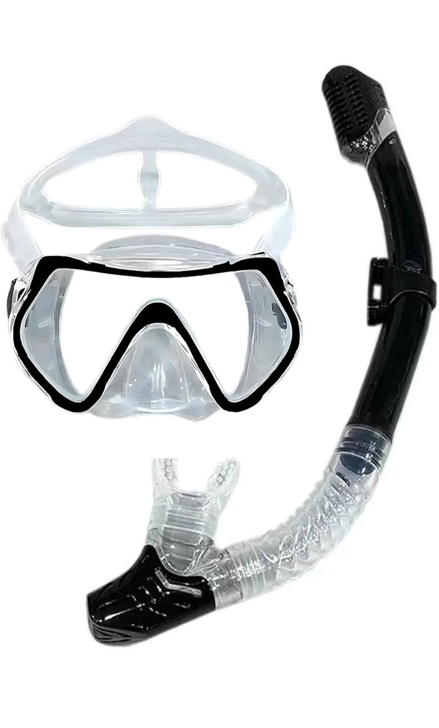 Full Dry Snorkel with Purge Valve & Anti-Fog Mask thumbnail