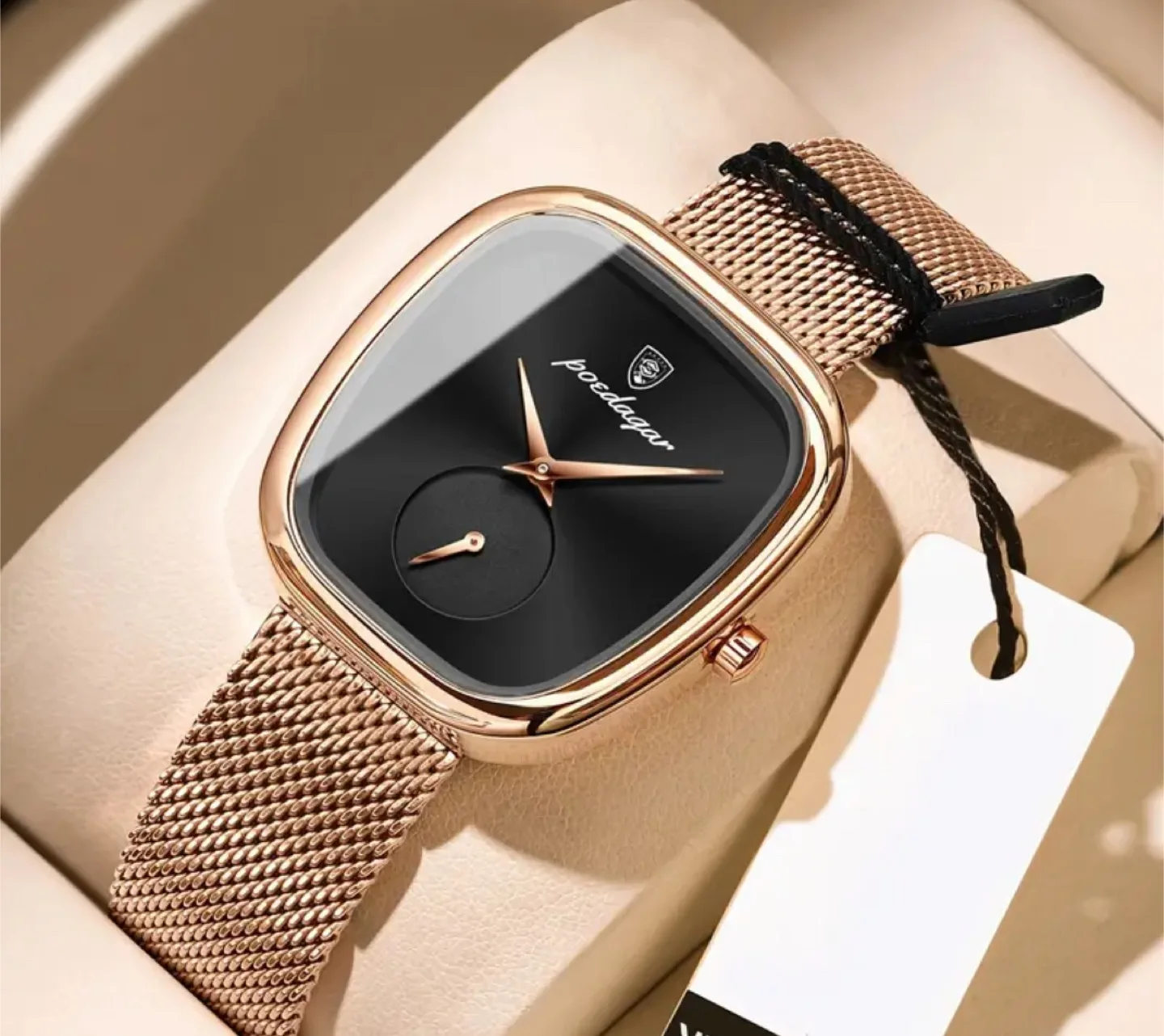 Poedagar Women's Rose Gold Watch thumbnail