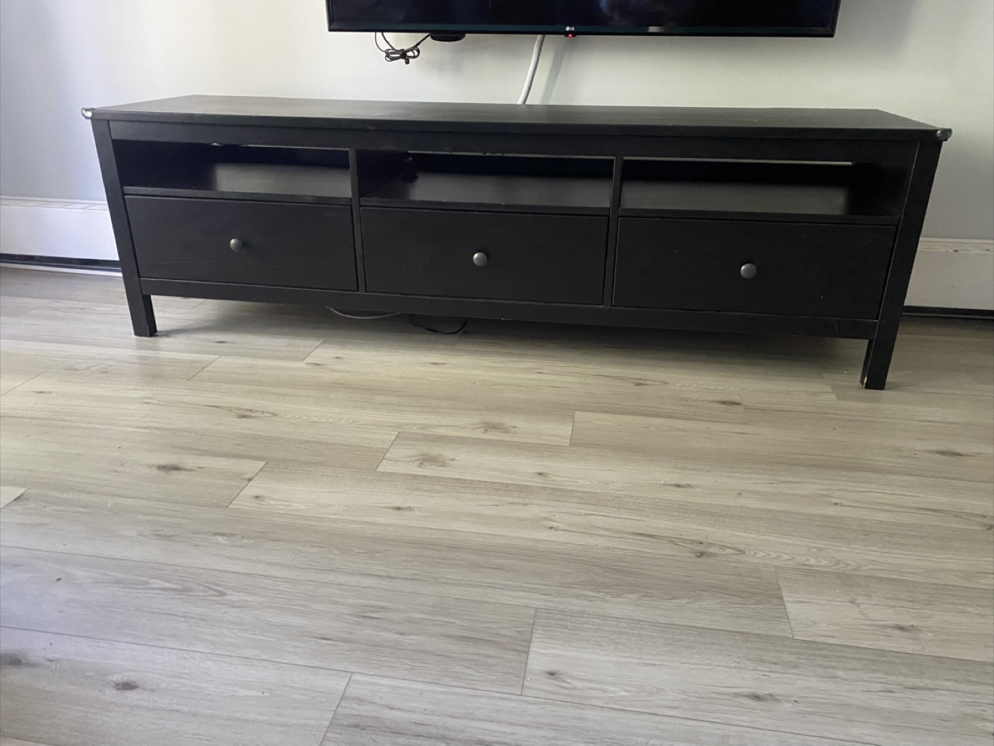 IKEA Hemnes Black-Brown TV Unit - photo 2