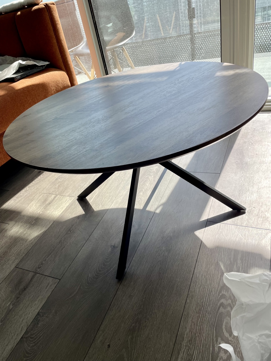 Round Wood Coffee Table