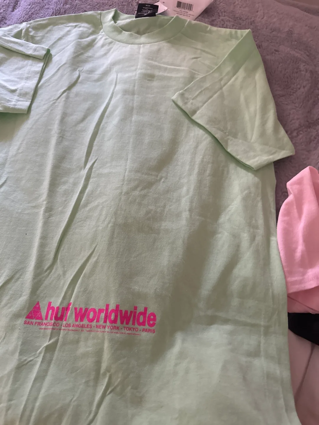 HUF Worldwide Graphic T-Shirt - Mint Green image indicator(2)