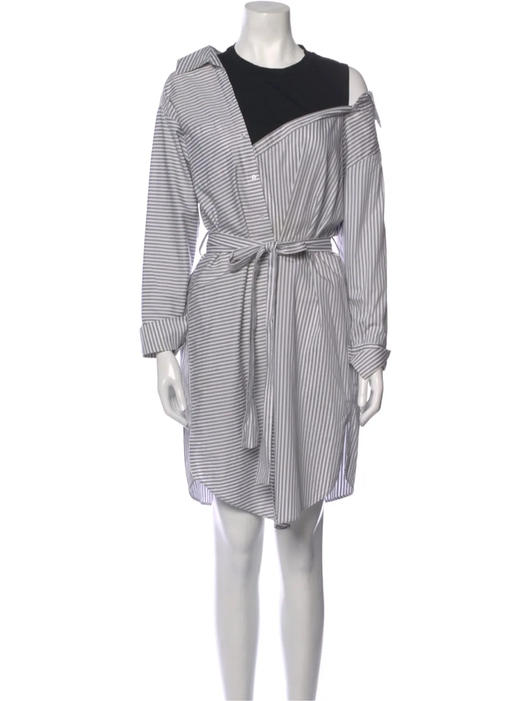 Maje striped shirt dress thumbnail
