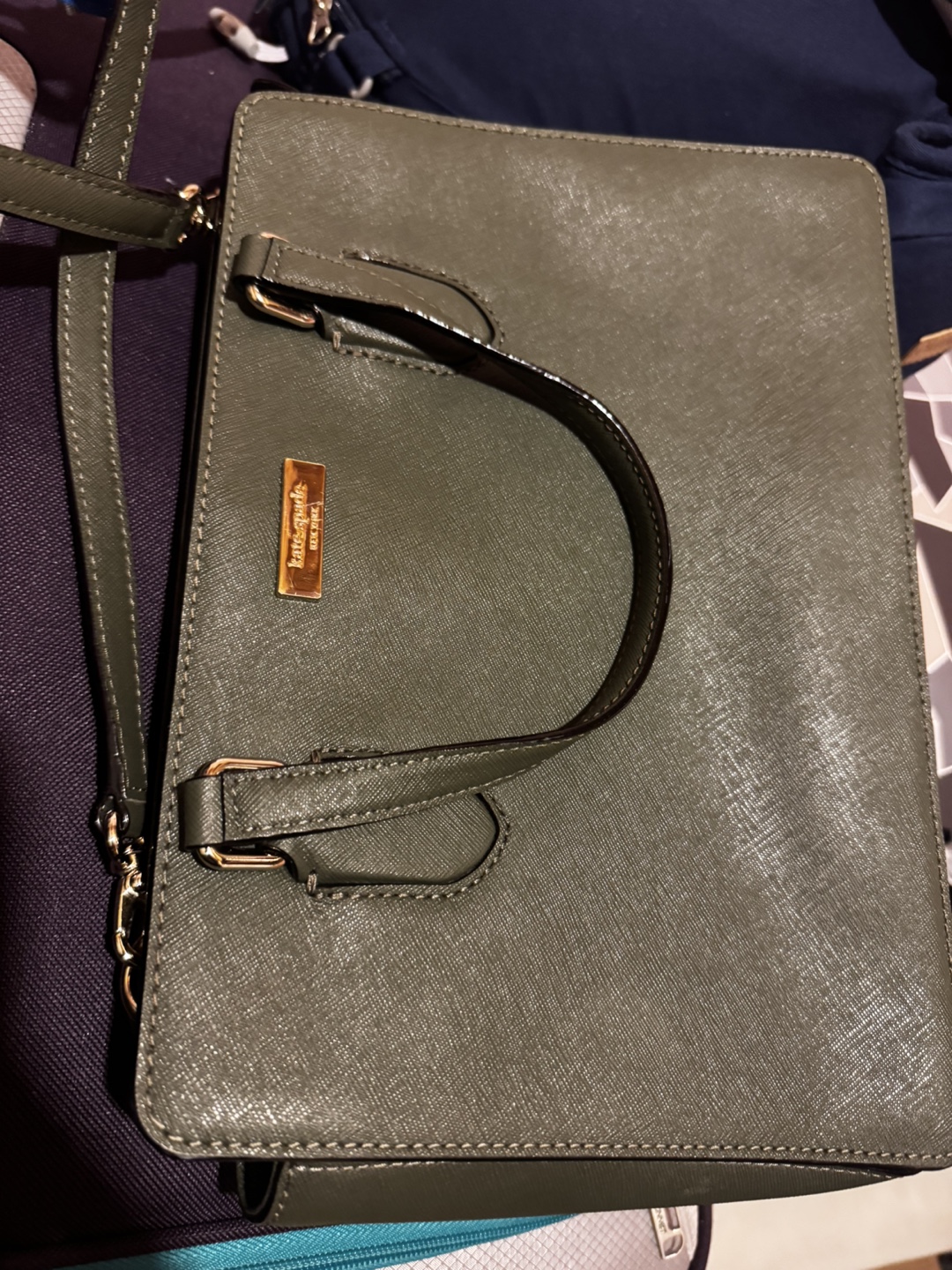 Kate Spade Olive Green Satchel - photo 4