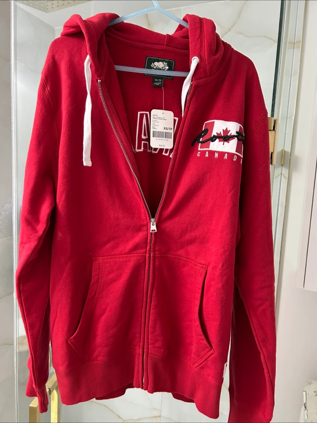 Roots Script Canada Full Zip Hoodie - XS thumbnail