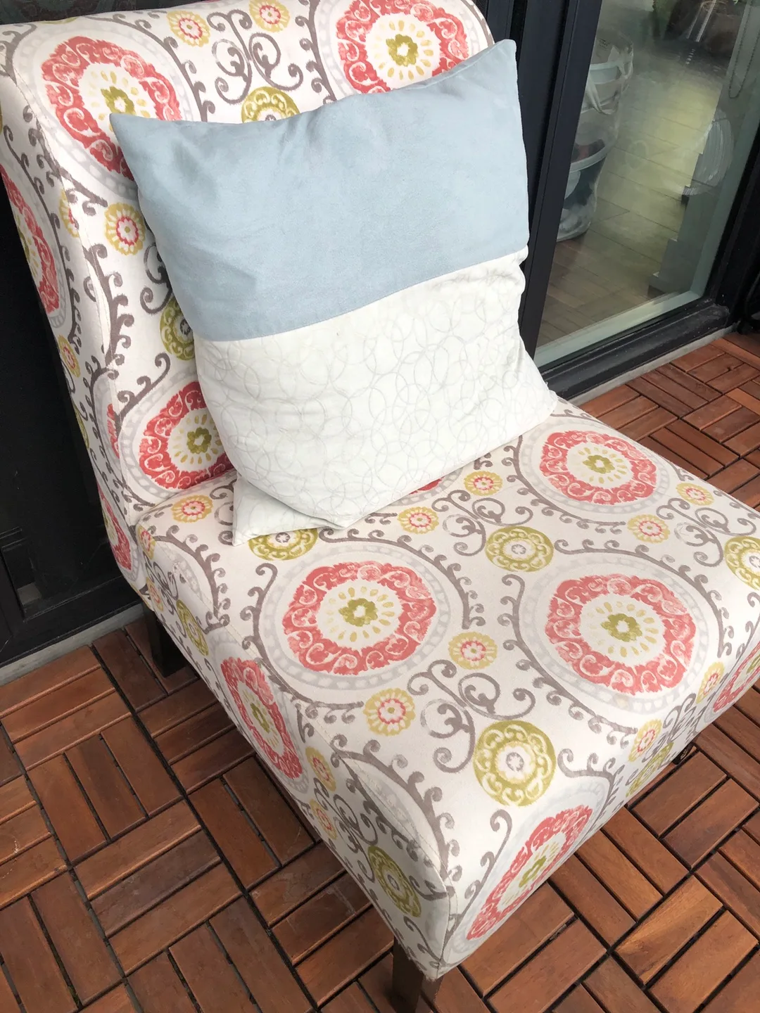Patterned Accent Chairs (2) 🥕 image indicator(2)