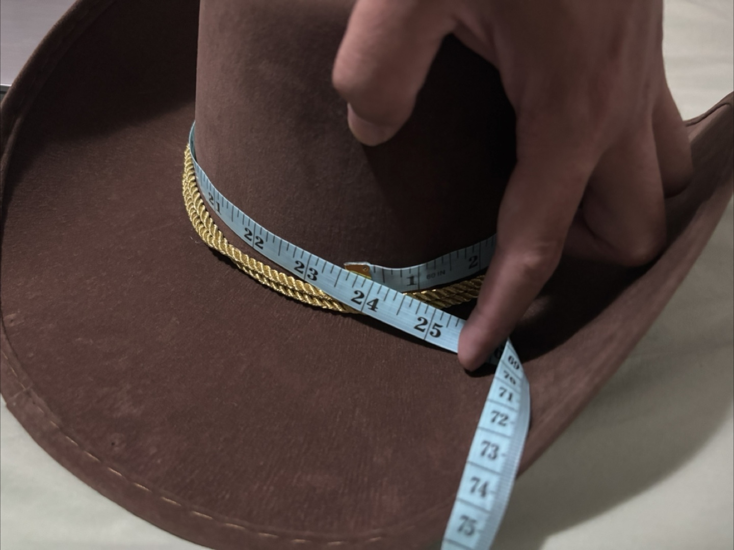 Brown Cowboy Hat - Size 24 - photo 3