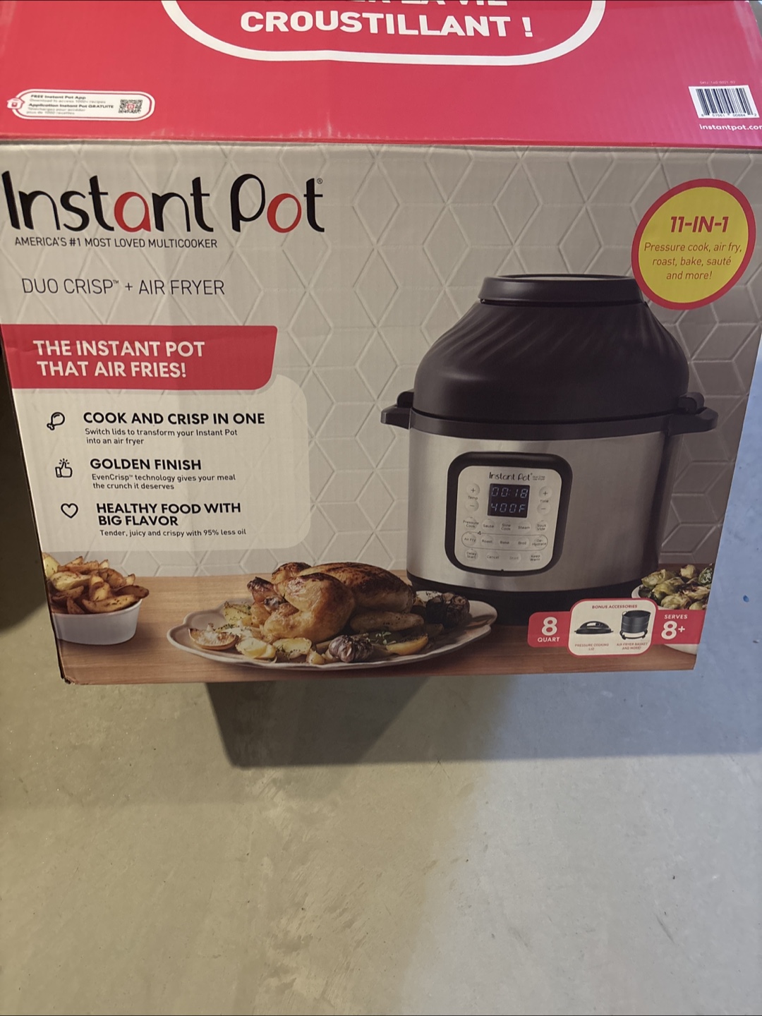 Instant Pot Duo Crisp + Air Fryer - 8 Quart - photo 3