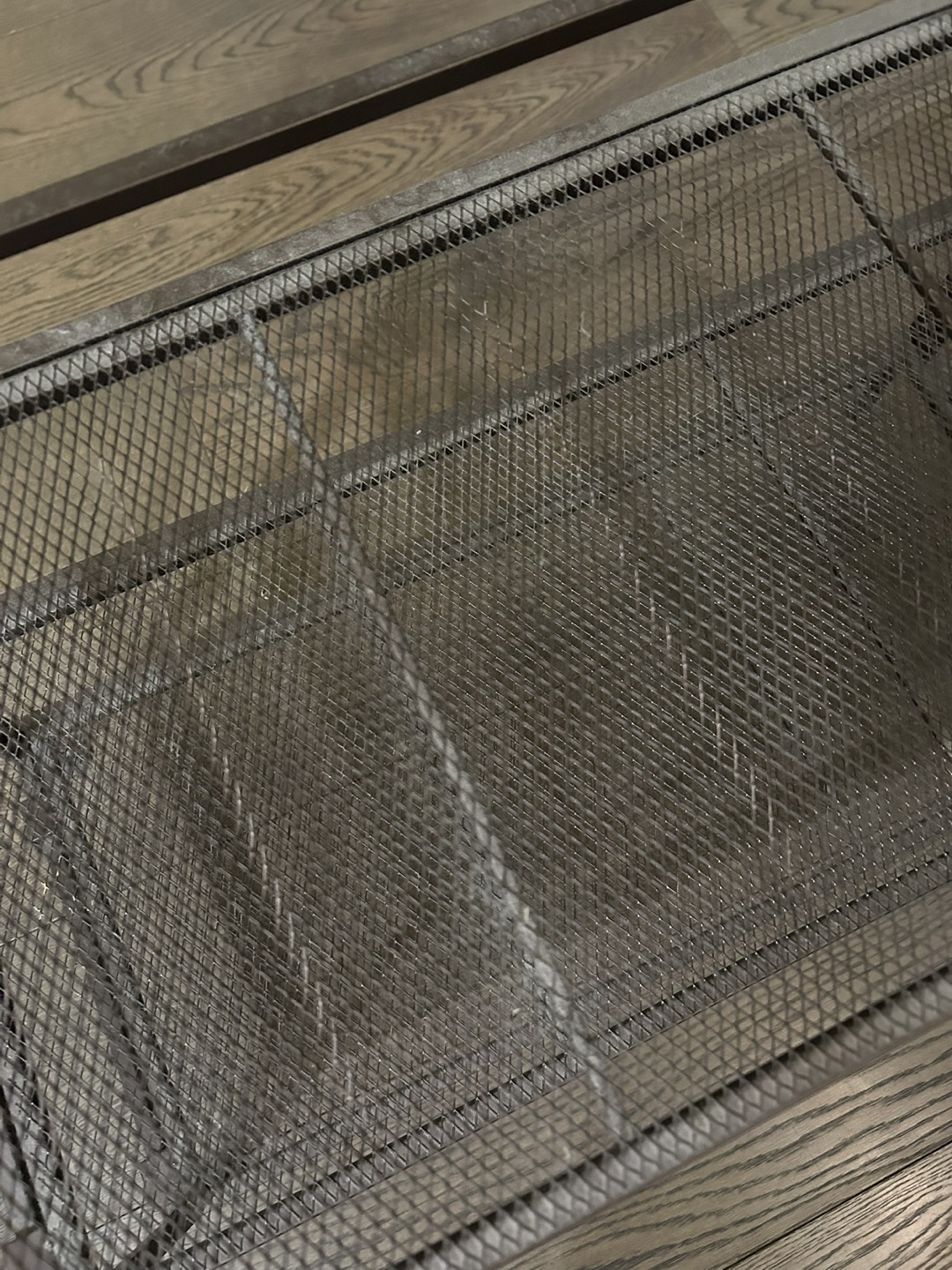 Metal Mesh 3-Tier Shoe Rack  - Brown - photo 3