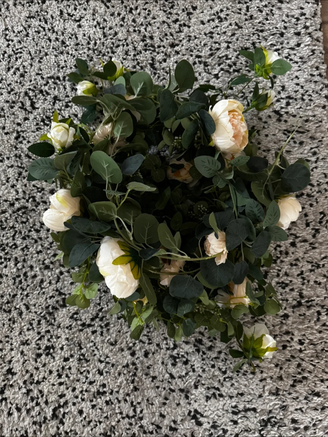 Set of 3 floral garland decorations for wedding or baby shower thumbnail