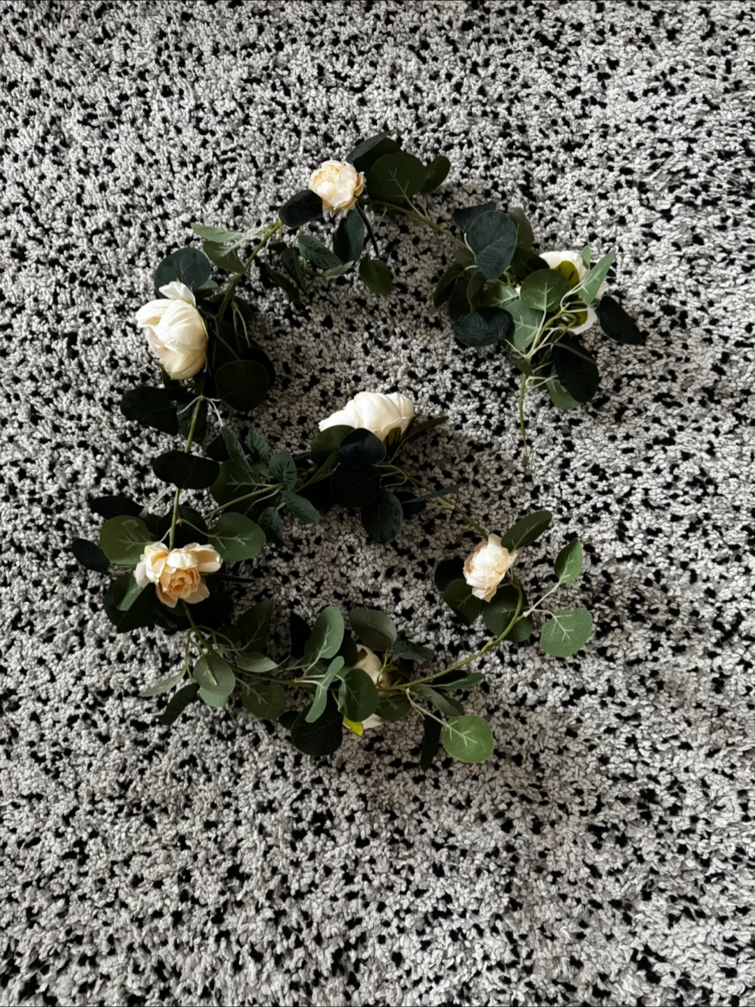 Set of 3 floral garland decorations for wedding or baby shower image indicator(2)