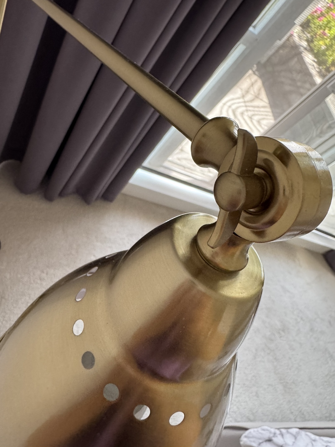 IKEA Brass Floor Lamp - photo 4