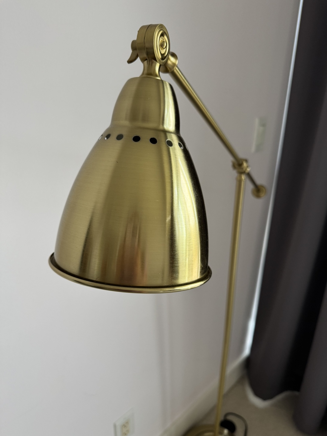 IKEA Brass Floor Lamp - photo 3