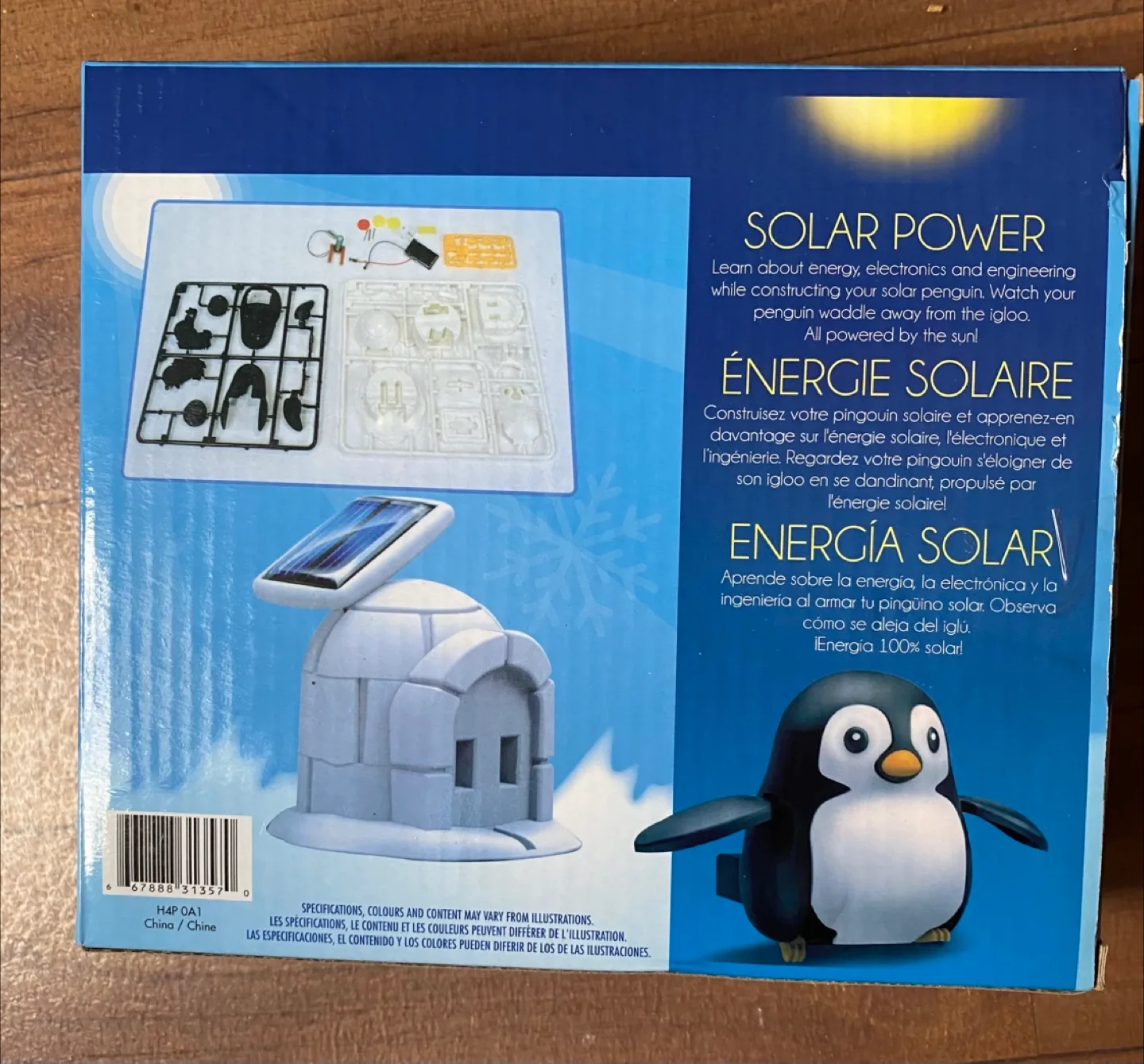 Solar Powered Penguin with Igloo - New in Box! image indicator(2)