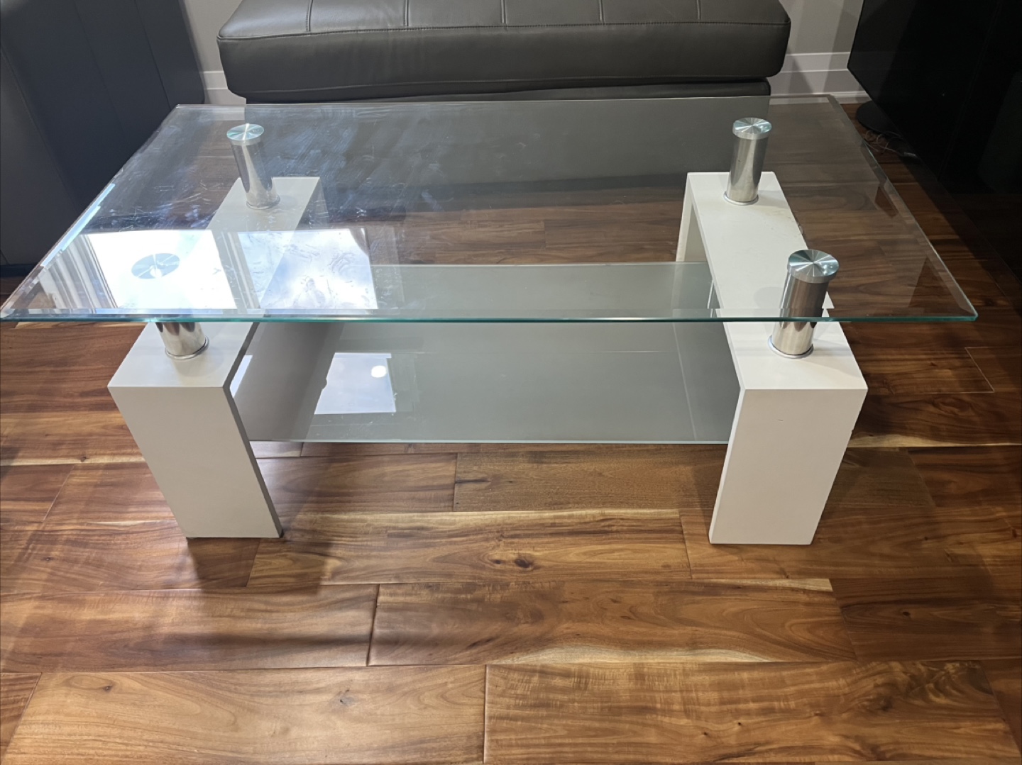 Glass Top Coffee Table - photo 2