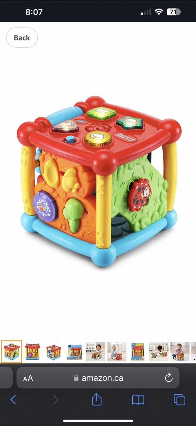 VTech Sort & Discover Activity Cube