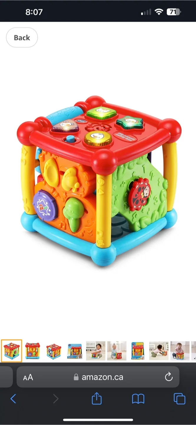 VTech Sort & Discover Activity Cube thumbnail