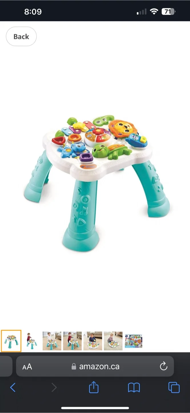 VTech touch and explore activity table thumbnail
