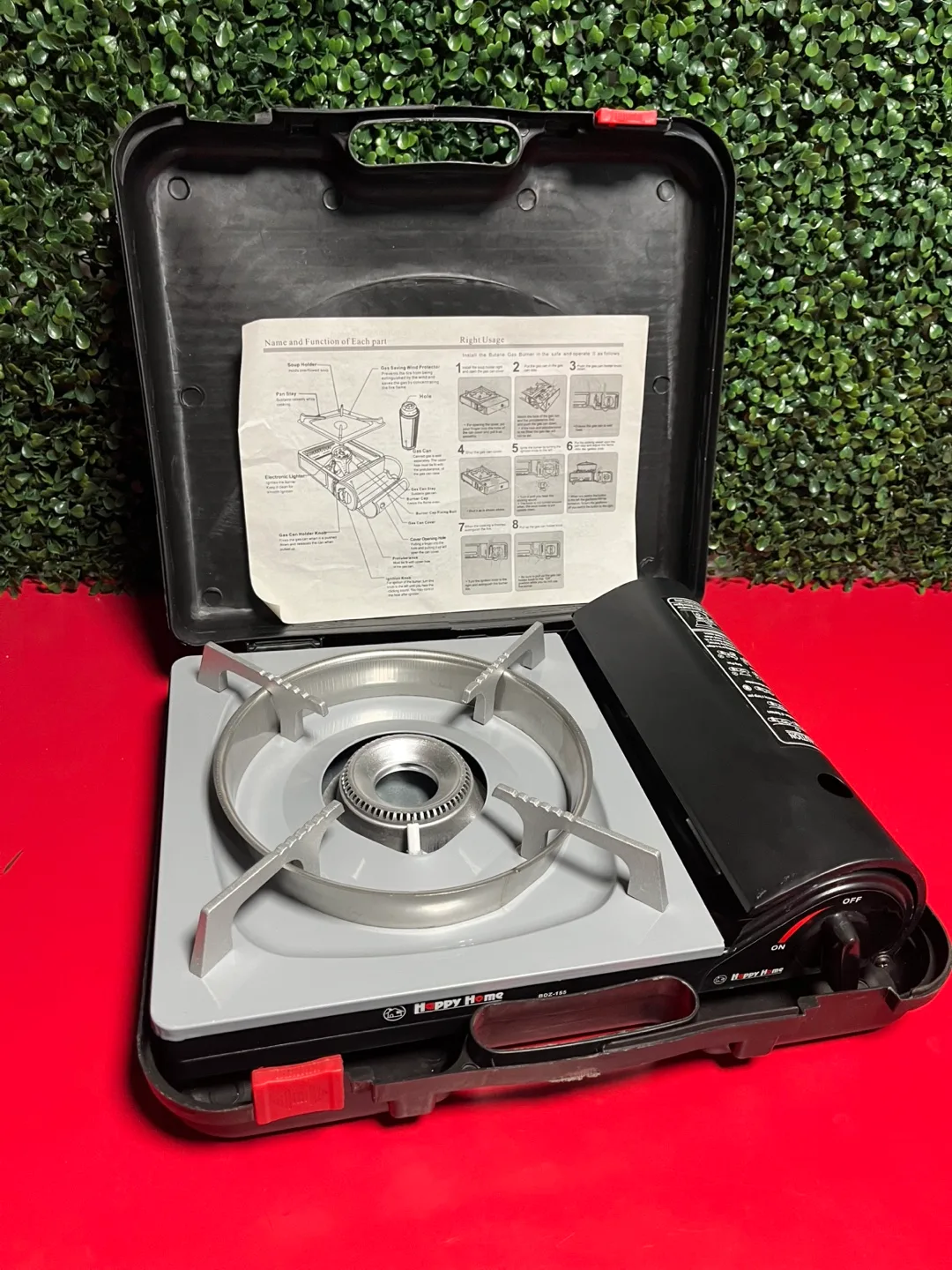 Happy Home Portable Gas Stove w/ Case thumbnail